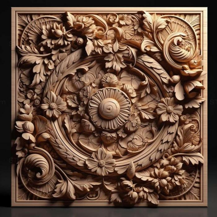 Patterns and decorations (stl designs 4, PATTERN_1920) 3D models for cnc